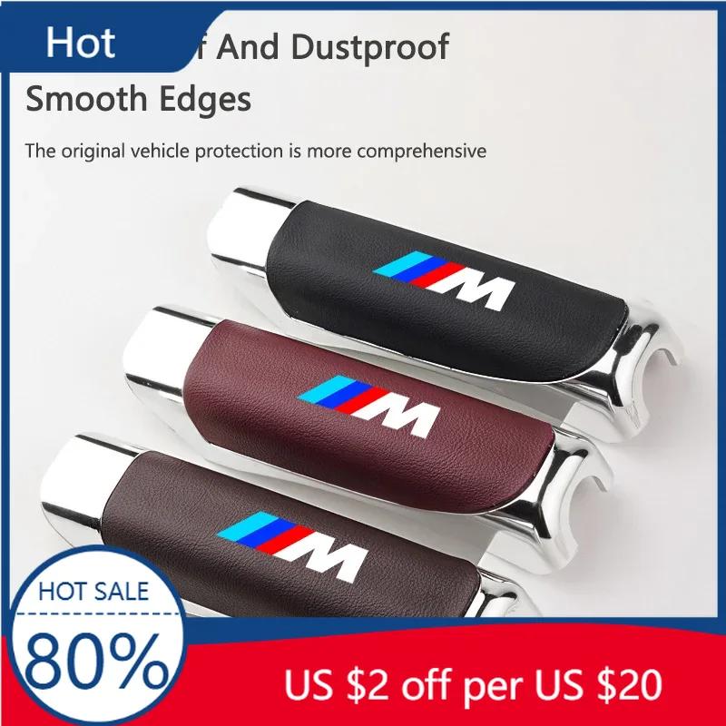 2025 ABS Kryt ruční brzdy auta Pro BMW M Sport M2 M3 M4 M5 M6 E46 E90 E60 F10 F30 E39 E36 F20 E87 Kožený kryt ruční brzdy Acc