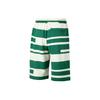 Puma Ss23 Dream Pack Series Striped Print Lace-Up Loose Casual Shorts Unisex shorts Dark-Green 539987-37