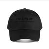 Pilot Superpower Slogan Baseball Cap Fashion Unisex Sunhat Womens Outdoor Sports Snapback Cap
