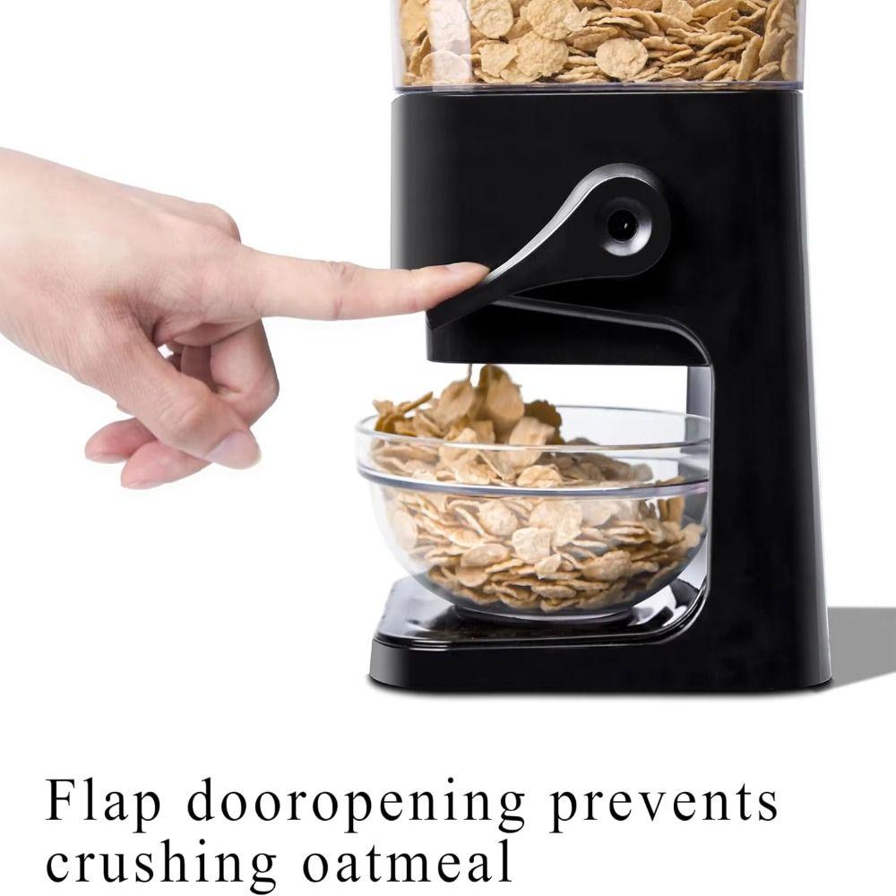 Trap-door Design Candy Powder Storage Tank 5.5L Candy Box Grain Oatmeal Dispenser  for Keeps Cereal