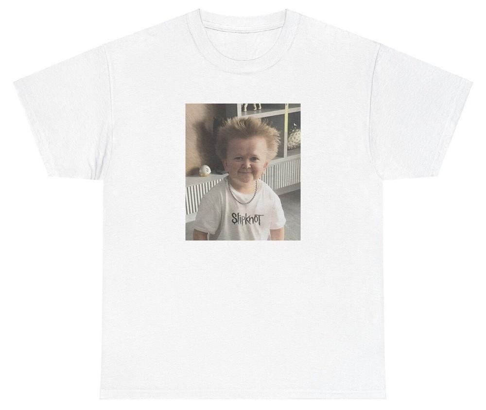 Hasbulla Crazy Hair T Shirt Weirdcore Weird Cursed Meme Unhinged Silly Tee Unisex T-Shirt S