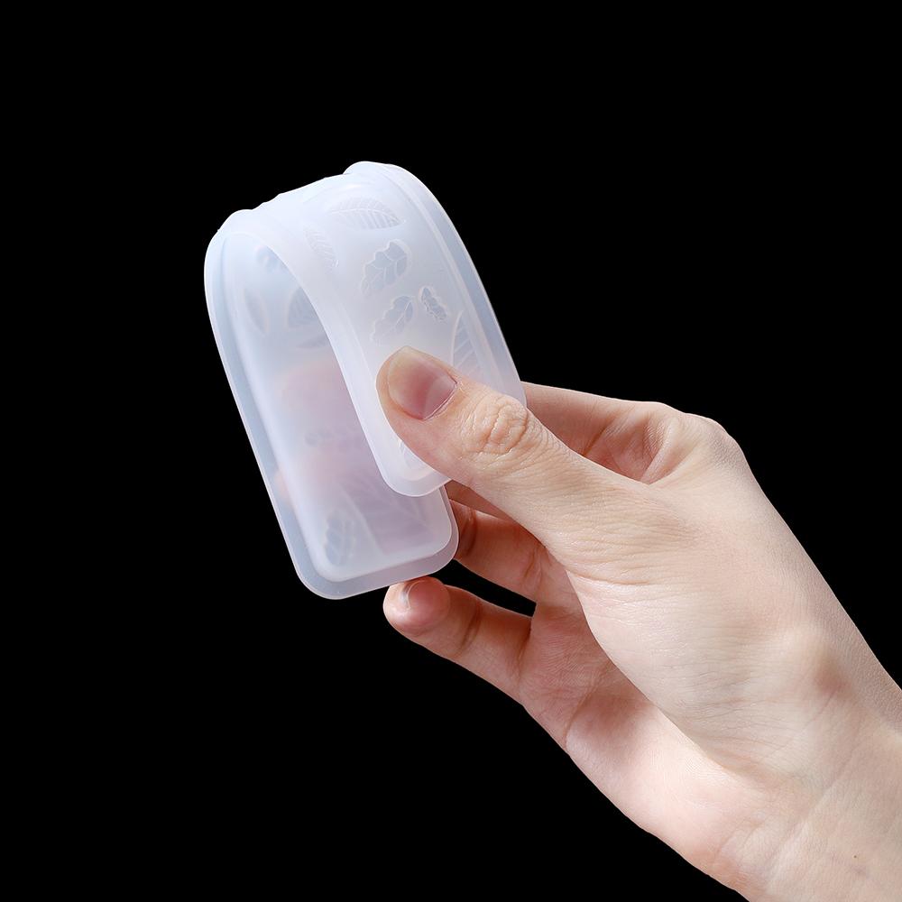 Leaves Bookmark Silicone Mold Rectangle Bookmark Epoxy Resin Casting Molds for DIY Epoxy Resin Crafts Making Tools