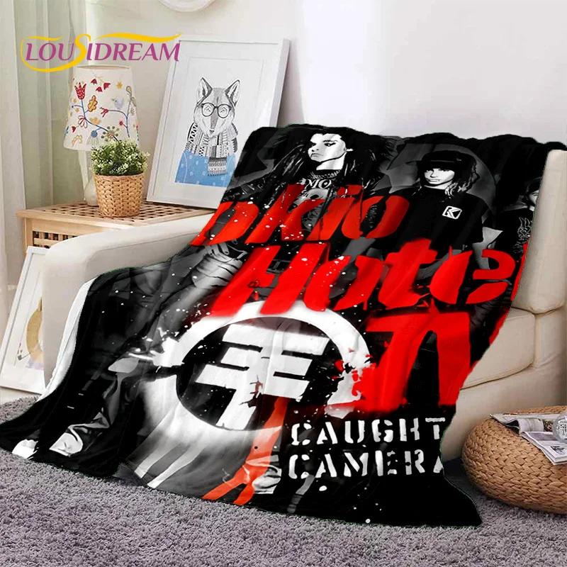 Rock Band Tokio Hotel Bill Kaulitz Soft Flannel Blanket for Bed Bedroom Sofa Picnic,Throw Blanket for Cover Outdoor Leisure Gift