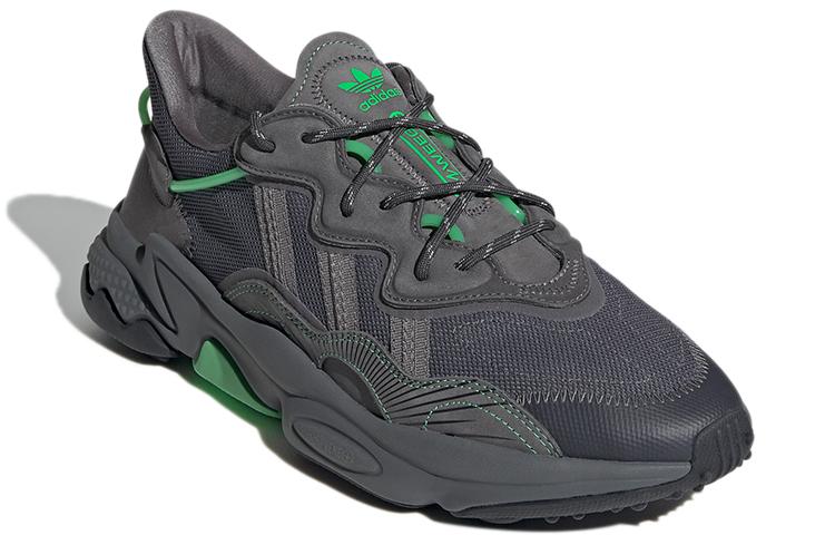 Adidas Originals Ozweego Casual Shoes 'Charcoal Grey Green'