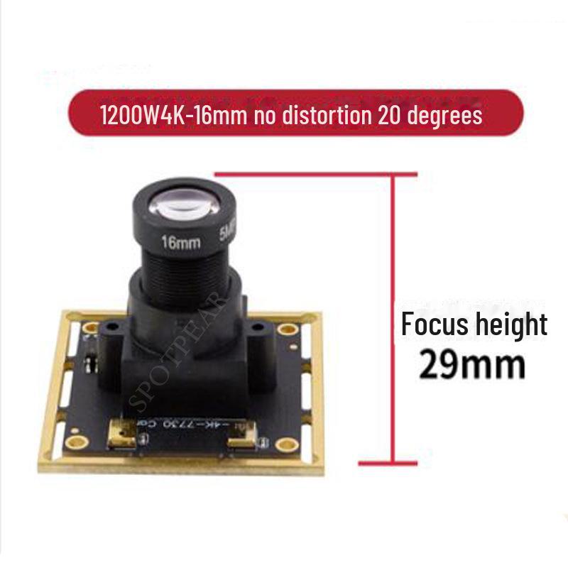 

Промышленная камера USB мощностью 1200 Вт с датчиком IMX377: Широкоугольный, без искажений, совместим с Android, Raspberry Pi и Linux. Водитель не нужен.