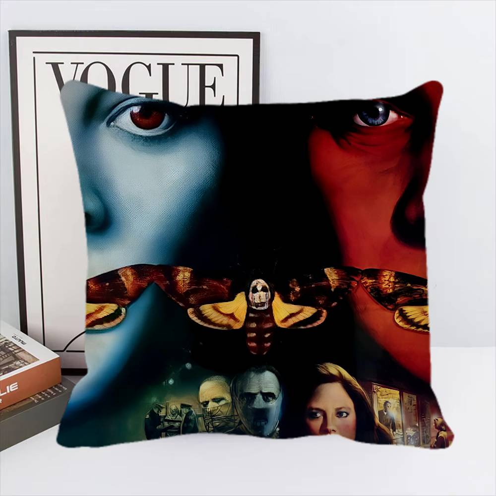 Horror TV Series Hannibal Pillow Case Square Pillow Bedroom Sofa Leisure Comfort Cushion Home Decoration