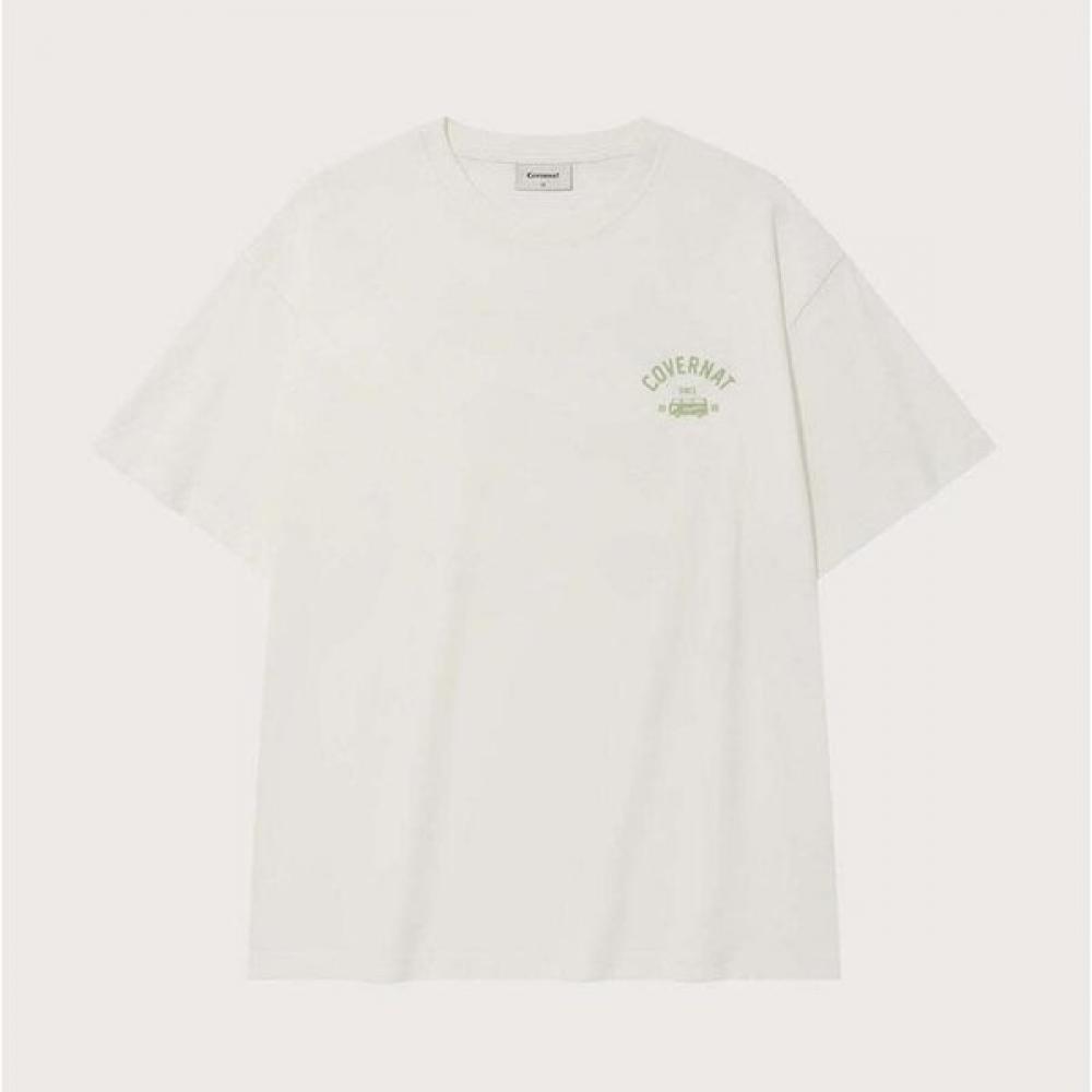 

CovernaT Travel Bus Graphic T shirT B1 co2502sT43 Wh Pu CO2502ST43 WH XS