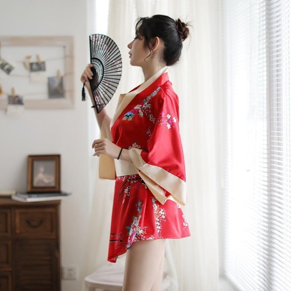 New Japanese Kimono Seductive Sexy Lingerie Cute Playful Cosplay