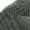 Sears 70s vintage Long sleeve Suede leather switching sweater M knit Men's Used
