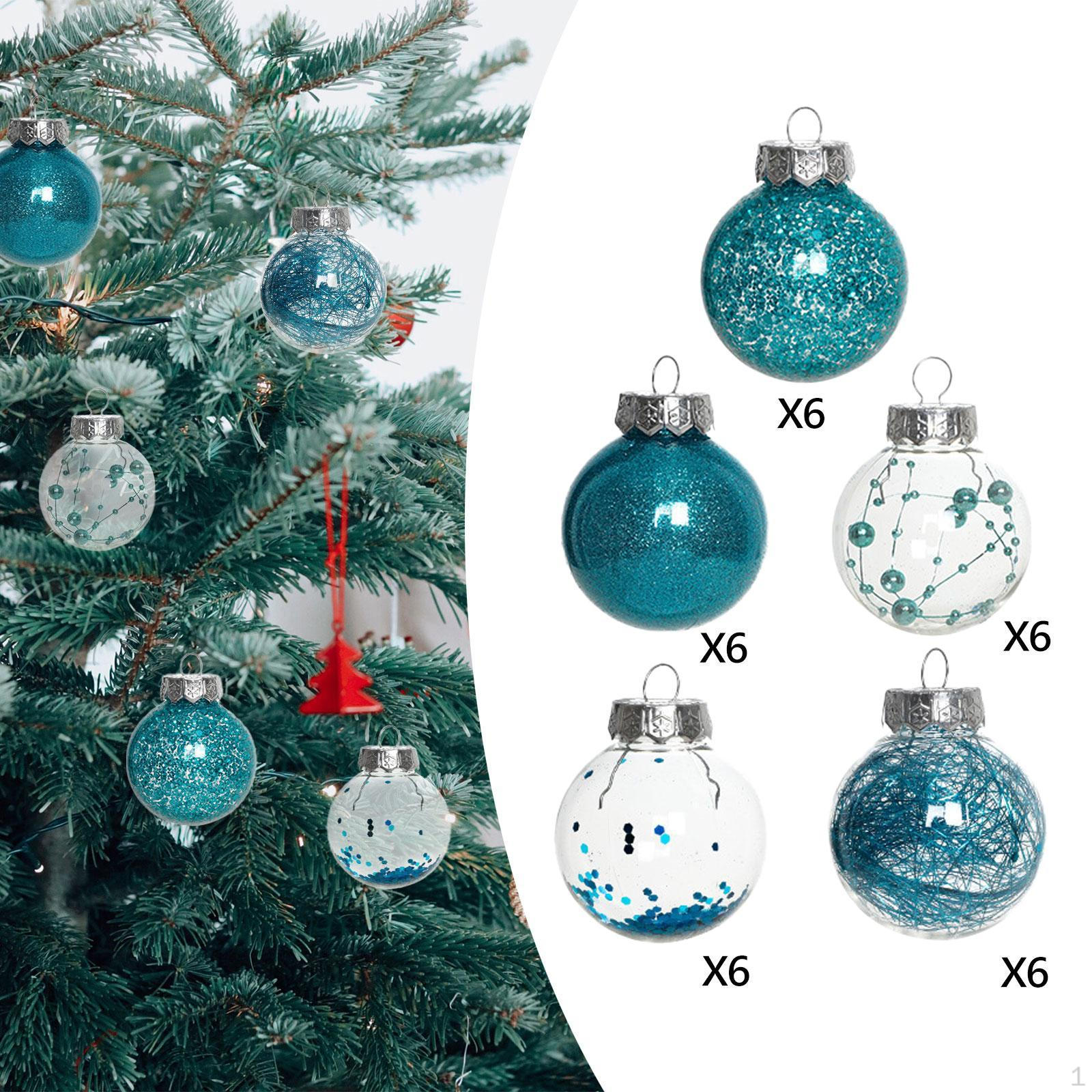 

30 шт. Рождественский елочный шар, украшение, рождественский декоративный безделушка, маленькая подвеска для свадебного праздника