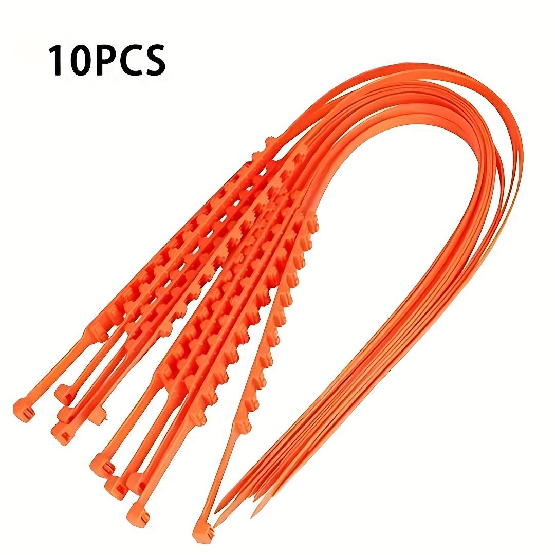 

Universal Anti-Slip Tire Chains, 10pcs Reusable Zipper Traction Straps for Winter Car Tires with Dual Groove Design