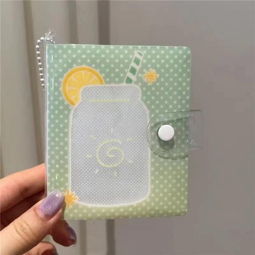 

High Quality M5 3 inch Photocards Holder Rain Series Transparent Photo Album Loose Leaf Idol Card Collection Binder