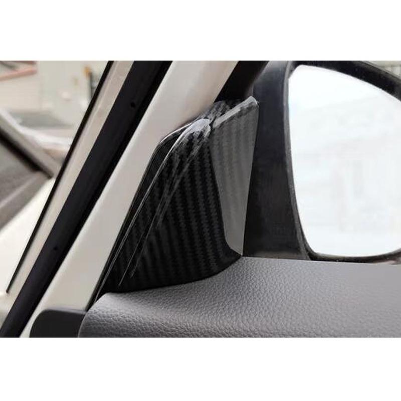 Car Inner Door A Pillar Triangle Cover For Honda Fit Jazz     2024 Decoration Trim Auto Interior Accessories