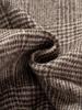 Yi Zhi Fan Men's Plaid Wool Coat - Mid-Length, Thickened Suit Collar Windbreaker