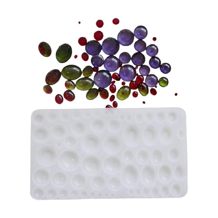 

Sturdy Silicone Crafting Mould Designs For Round And Oval Shape Jewelry Supplies 1