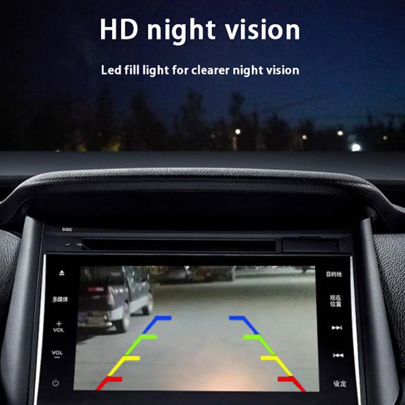 170° Wide Angle Car Rear View Camera Parking Assistance Kit Hd Lens Fisheye