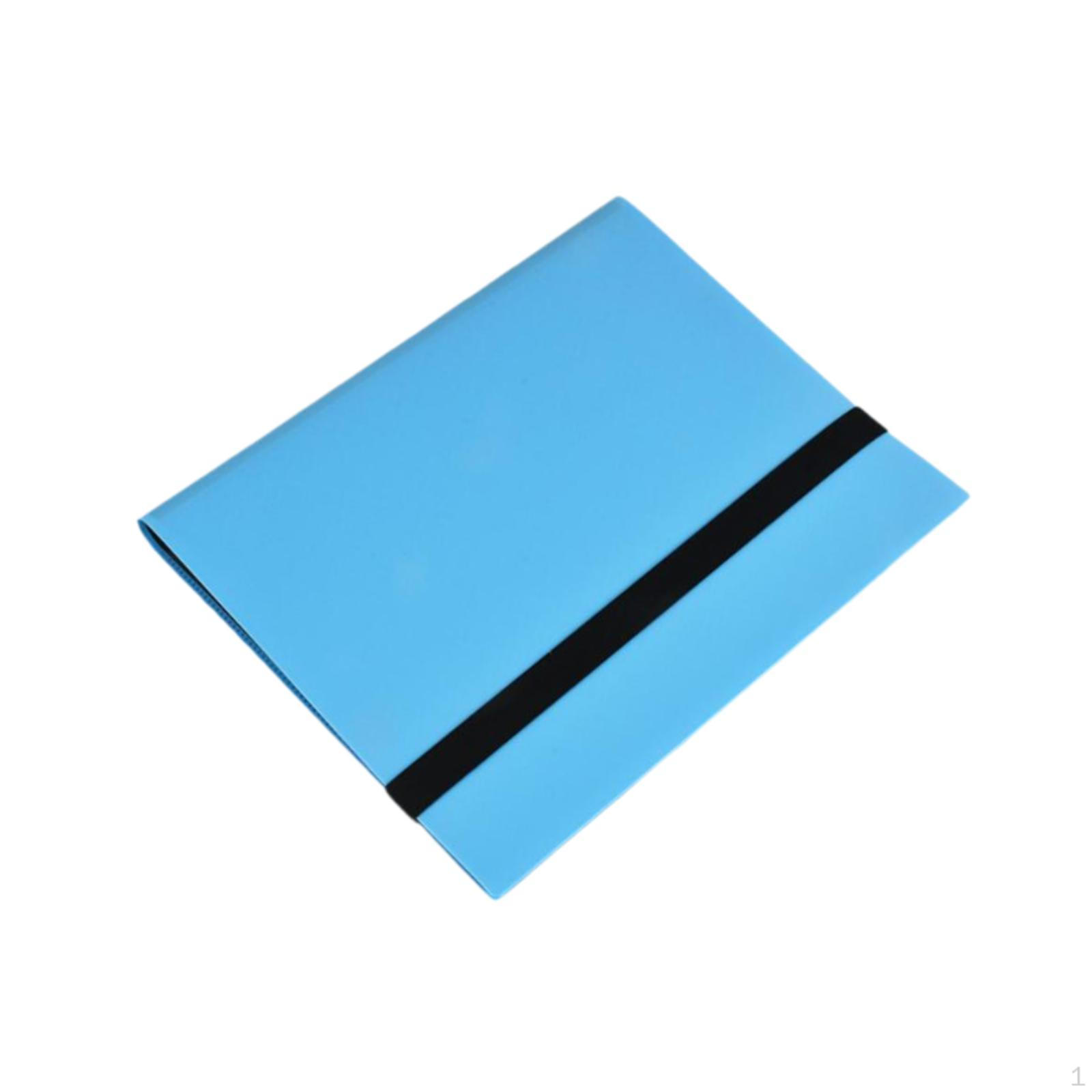 

Card Storage Album for Collectors, Strap Design Binder Basketball Cards синій