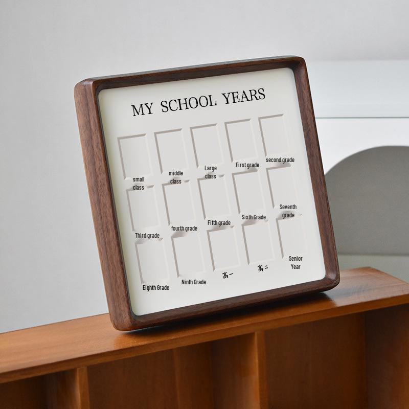 Personalized Children's Growth Photo Frame for Passport, Graduation, and ID Photos