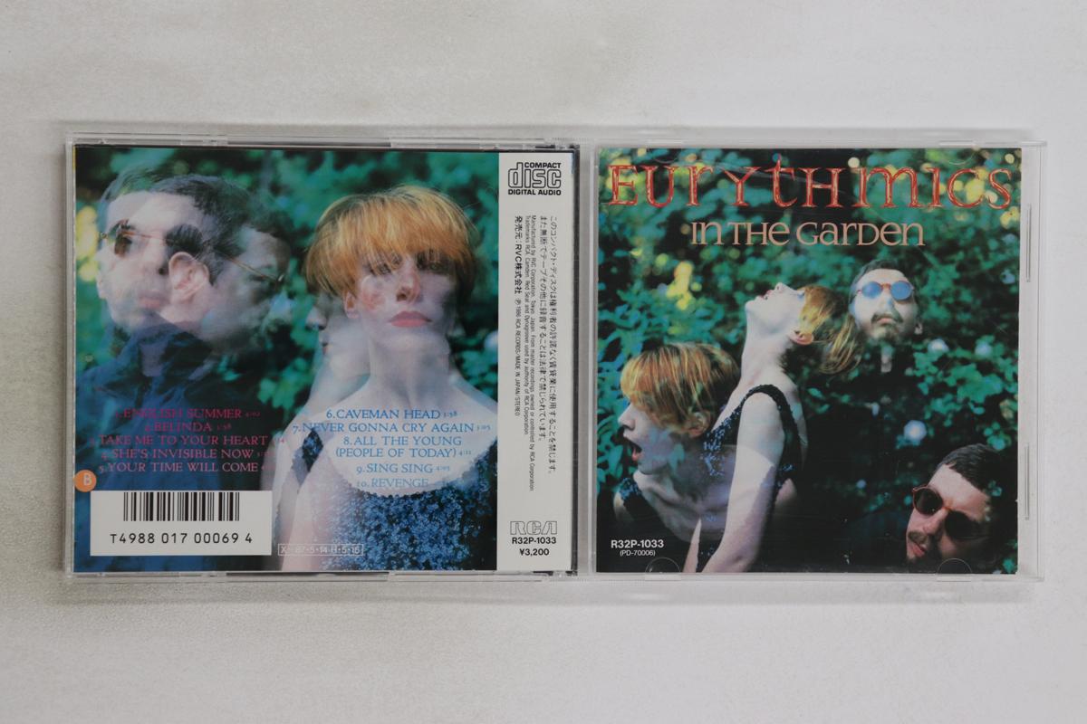 

CD EURYTHMICS - In The Garden R32P1033 RCA 1986 Japan Rock Used