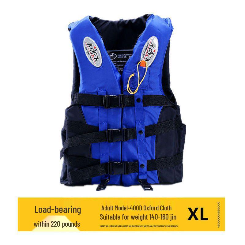 High Buoyancy Marine Life Jacket - Portable Snorkeling and Fishing Vest for Water Survival.