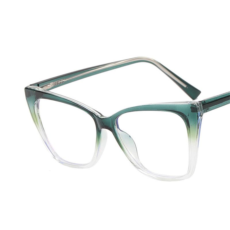Trendy Lightweight TR90 TR90 Vintage Cat Eye Anti-blue Light Eyeglasses Spectacle Frame Frame Ladies Latest Ultra-light Frame Glasses