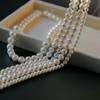High-Quality 2-20mm Natural Deep Sea Shell Pearl Round Beads for DIY