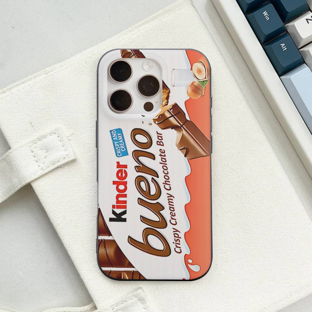 Милый логотип Киндер Сюрприз для iPhone 15 16 17 14 13 12 11 Pro Max 16E 16 Plus 17 Air Гофрированный противоударный чехол для телефона iPhone 14 plus