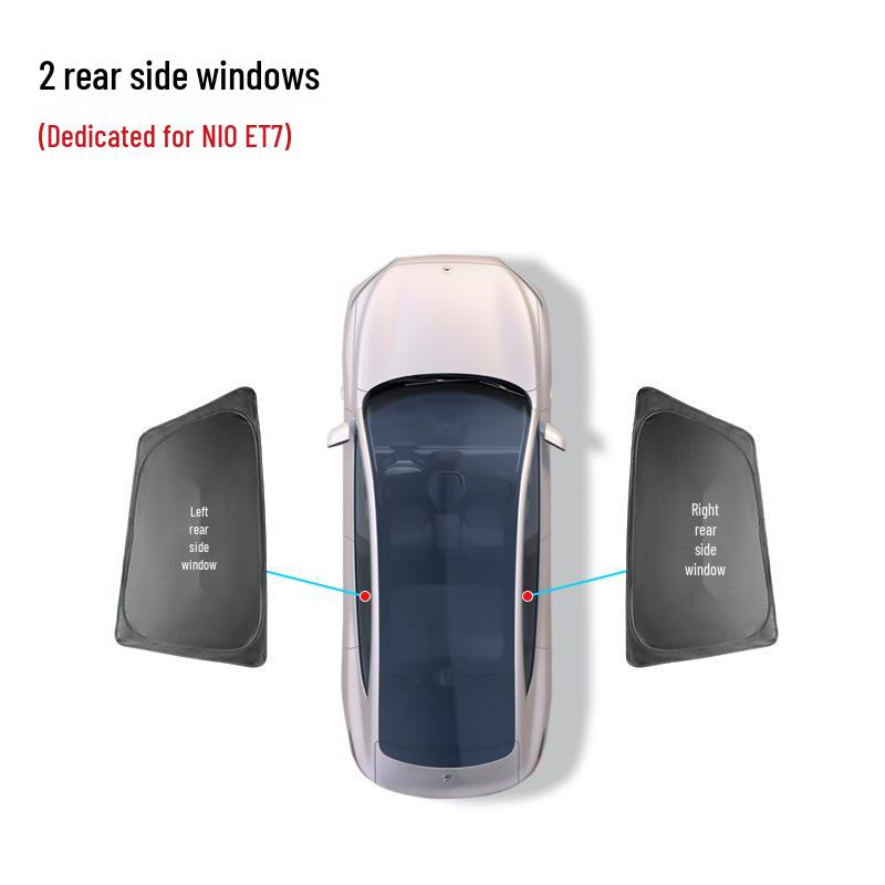 NIO ET7 Car Sunshade: Sunroof Heat Insulation & Anti-Peeping Modification Supplies