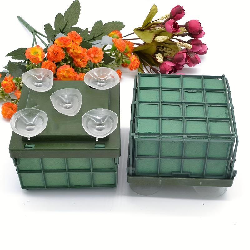 4pcs Flower Cage Basket Flower Stand Plastic Net Floral Foam Table Wall Hanging Decoration Wedding Flower Arrangement Mud