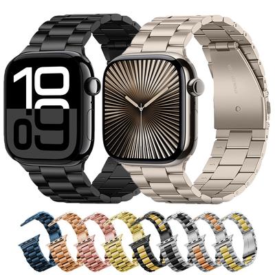 Stainless Steel Strap For Apple Watch 46mm Ultra 49mm Metal Wristband Bracelet For IWatch 10 9 8 5 4 SE 42mm Watchband