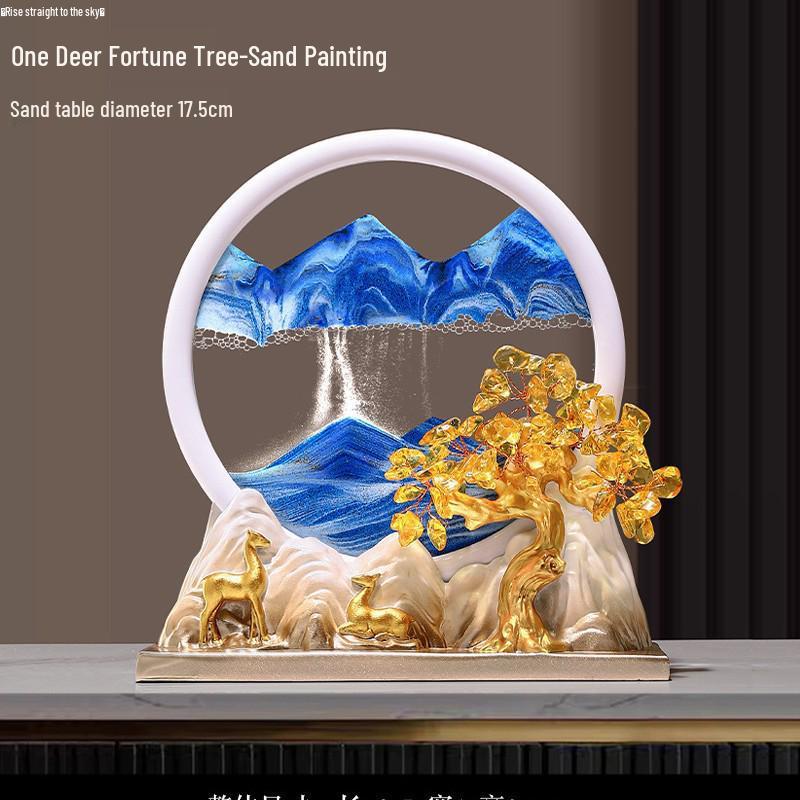 Ornamenti da Tavolo di Lusso per Armadio del Vino per Soggiorno o Ufficio - Nuovo Stile Cinese Decorazione Regalo