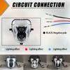 For Honda CRF 450 250 Motocross Headlight LED High Low Beam Headlamp CRF450L 2019-2026 CRF450RL 2026-2026 Head Light Dirtbike