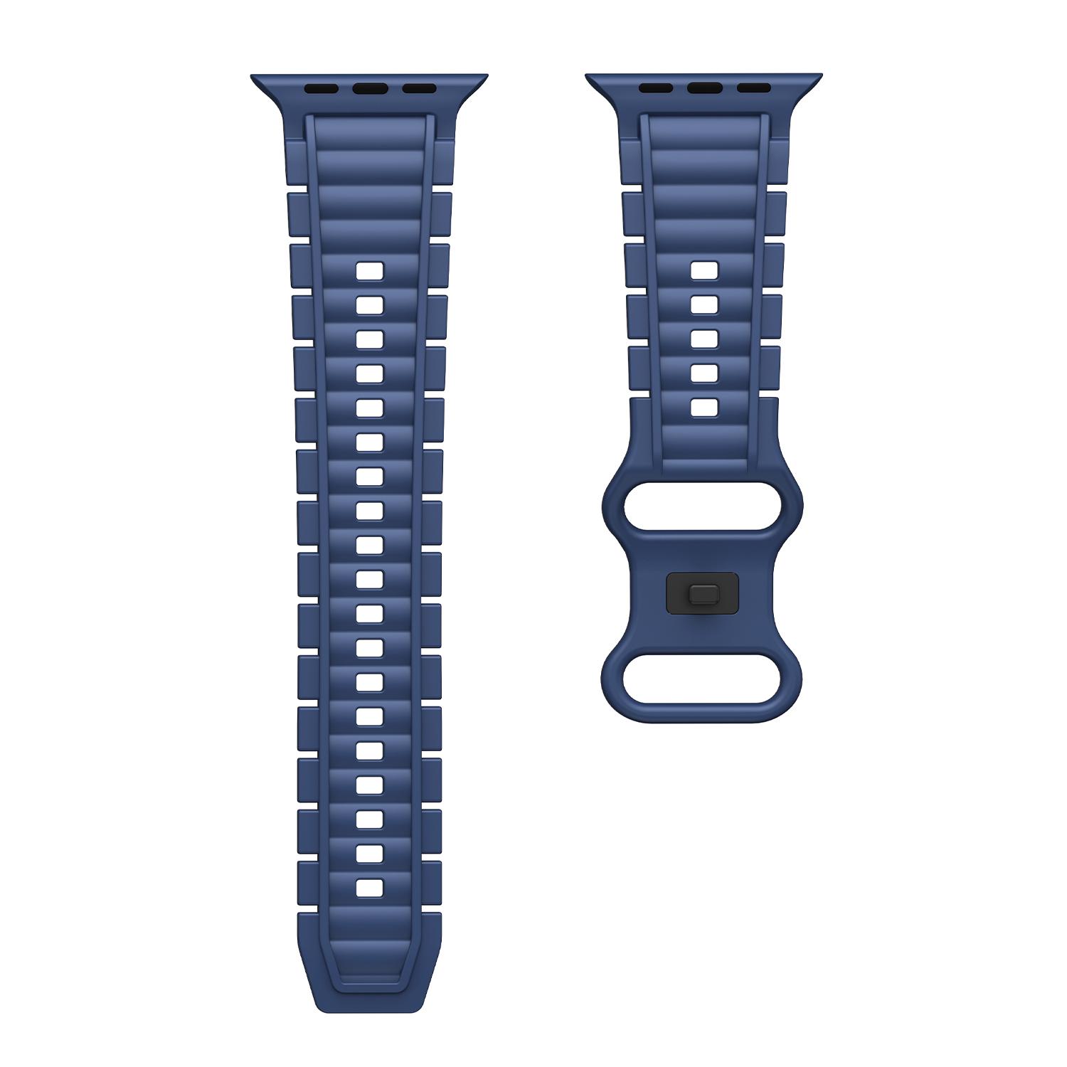 

Sport Watch Strap for Apple Watch Series 10 Ultra 9 8 7 SE 6 5 4 3 2 1 46mm 49mm 45mm 44mm 42mm Adjustable Band Blue