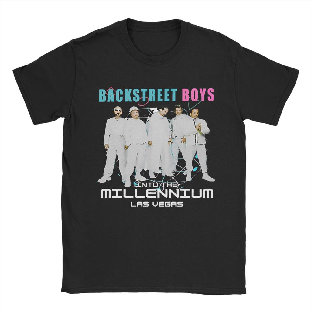 Backstreet Boys Back Millennium Tričko Pánske Dámske 100% Bavlna Úžasné Tričko Okrúhly Výstrih Tričká Krátky Rukáv Oblečenie Plus Veľkosť