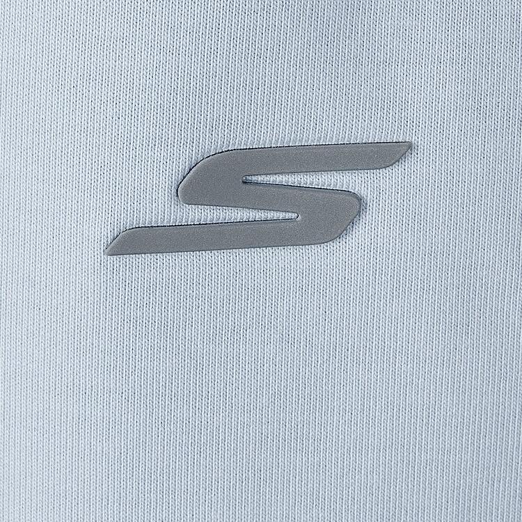 Skechers Pohodlné Měkké Šetrné k pokožce Volné Středně vysoký pas Pletené Sportovní Kalhoty Dámské spodní díly P425W083-01DS