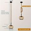 Creative Retro Hemp Rope Pendant Lights Industrial Style Iron Hanging Lamp Woven Design Cafe Lighting Bedroom