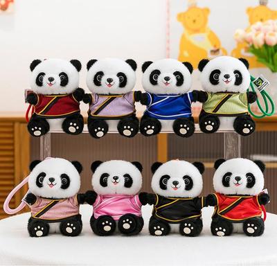 Chinese Style Cute Panda Pendant Plush Toy with Logo