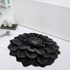 3D Realistic Flower Pattern Absorbent Mat Non-Slip Floral Rug Plush Velvet Floor Mat for Bedroom Kitchen Bathroom Sofa Coffee Table