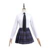 Traje de Cosplay Kakegurui Jabami Yumeko, Uniforme Escolar de Anime Roupa JK, Vestido da Academia de Apostas para Halloween e Convenção