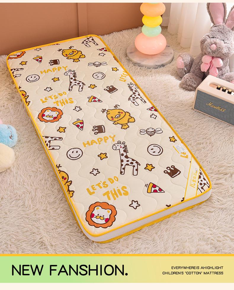 2025 All-Cotton 3D Cartoon Mattress Pad for Children