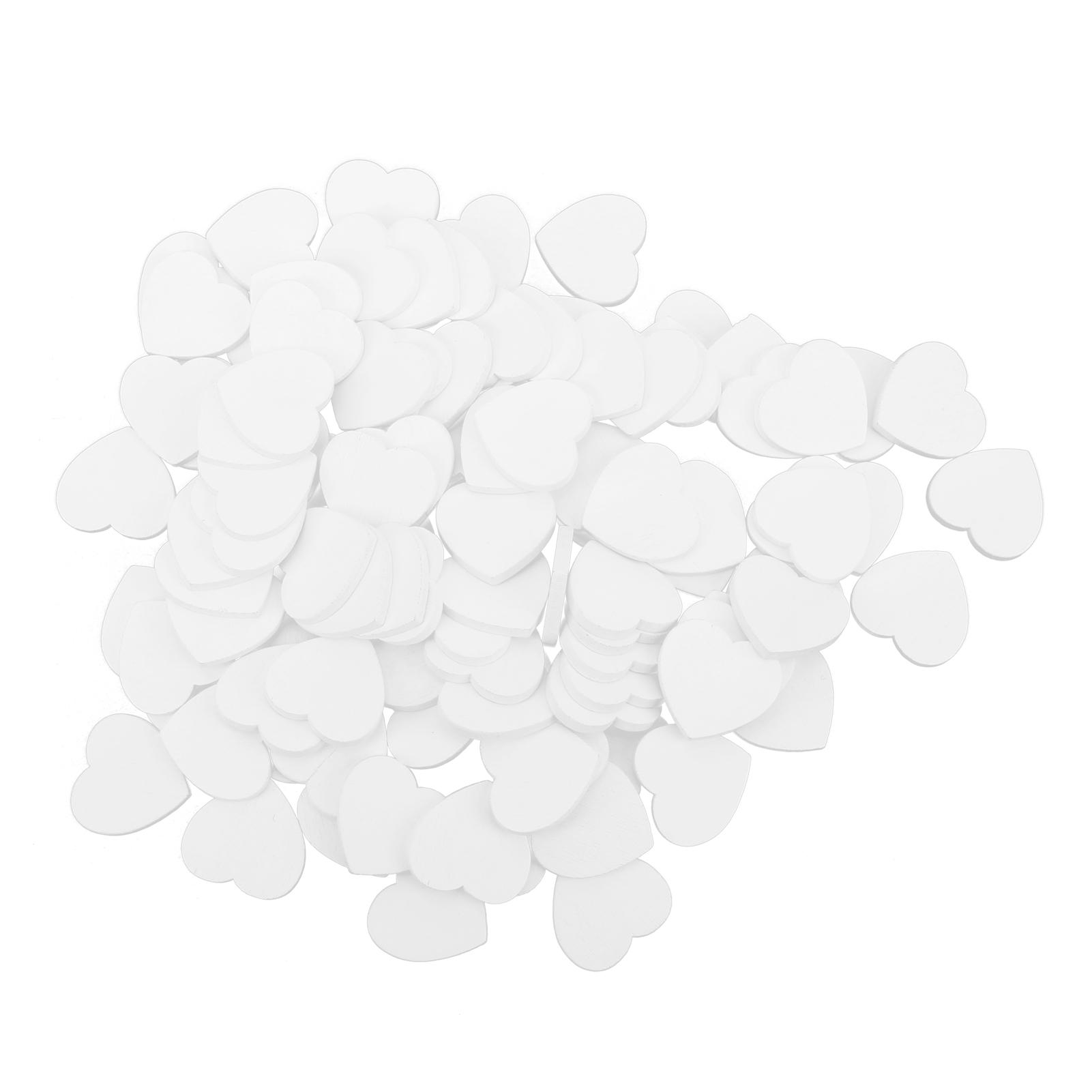 

100 шт. Деревянная щепа 20 мм в форме сердца DIY поделки деревянные украшения для праздника свадьбы