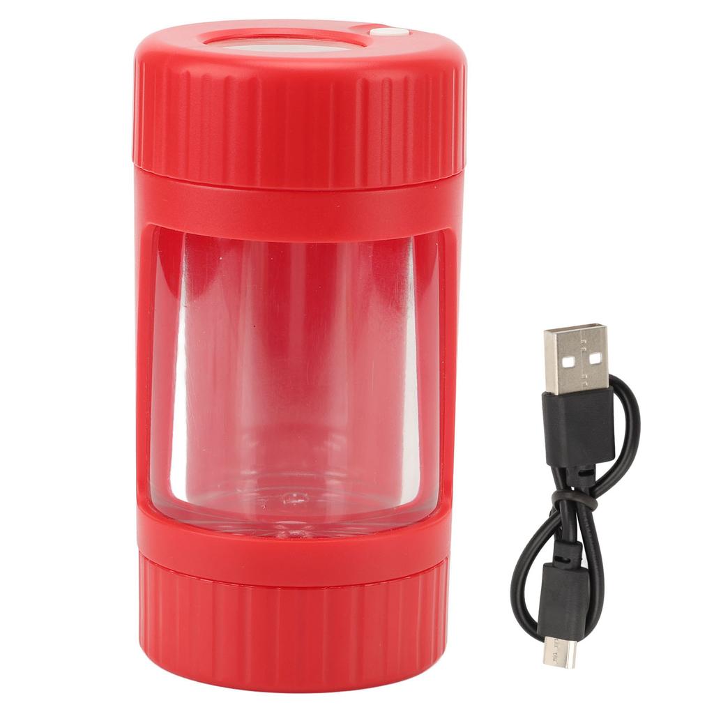 Geruchsdichter Behälter Abnehmbar Geruchsdicht Transparent Lupe Lichtfunktion Vorratsbehälter für Gewürze