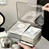 Clear Flip-Top Mask and Cosmetic Storage Box – Large Dustproof Organizer for Skincare Essentials