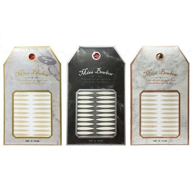 Miss Bowbow - Double Edged Eyelid Sticker Double - 120 pcs