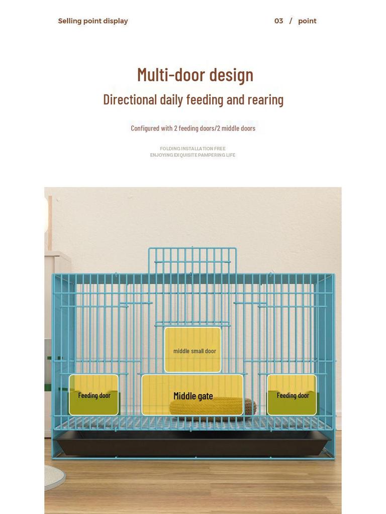 Kodak Odor-Proof Indoor Duckling & Chicken Cage with Privacy, Quail & Call Duck Friendly Design