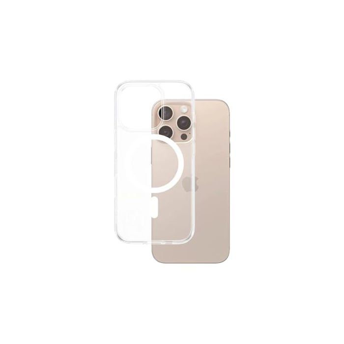 Coque rigide en verre - Panzer - iPhone 16 Pro Max - MagSafe - Transparent