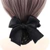 Bowknot Female Nurse For Girls Korean Bun Snood Hairgrips Cover Net Ponytail Clip Women Spring Clip