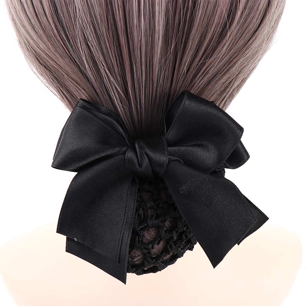 Bowknot Female Nurse For Girls Korean Bun Snood Hairgrips Cover Net Ponytail Clip Women Spring Clip