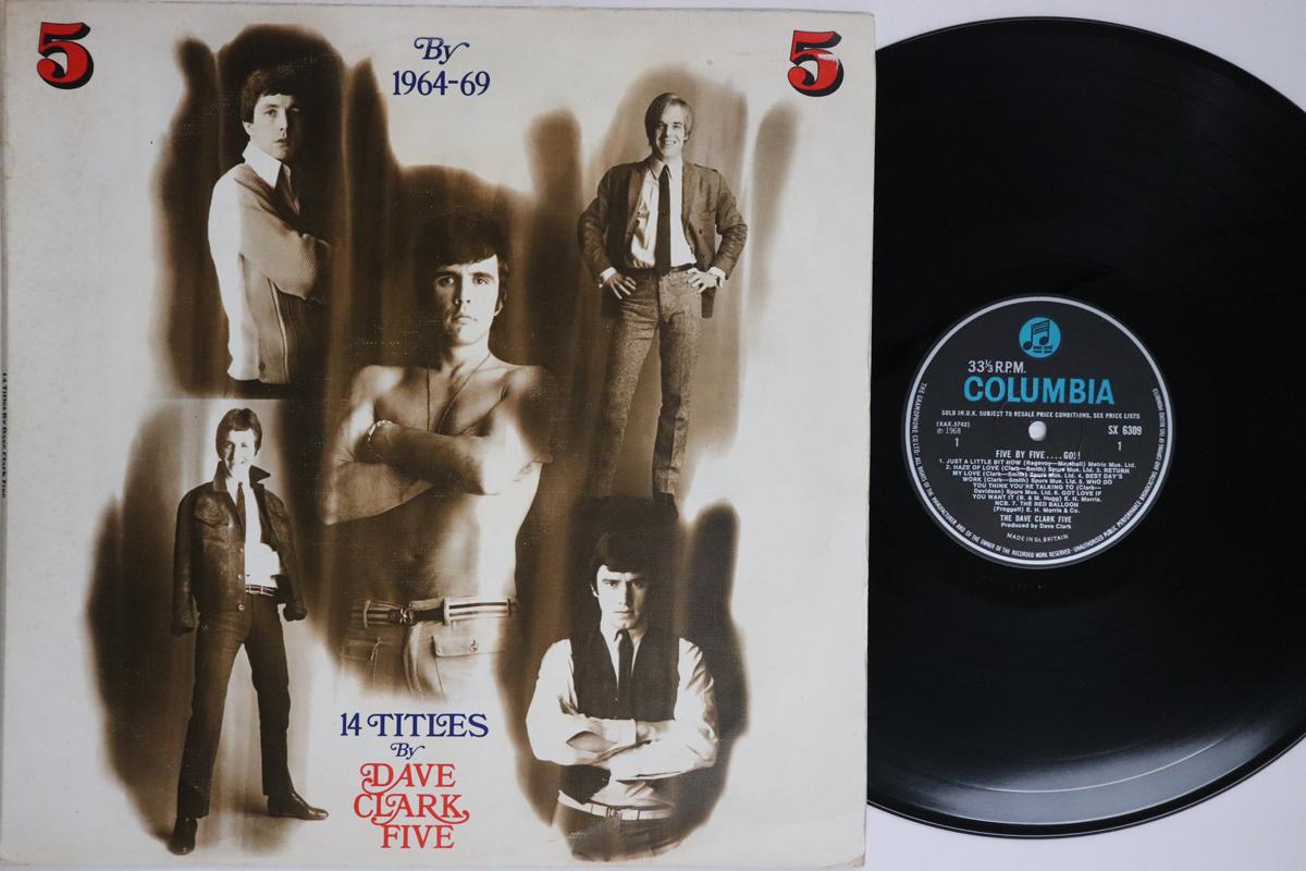 

LP Record DAVE CLARK FIVE 5 By 5 SX6309 COLUMBIA 1968 UK Rock Used