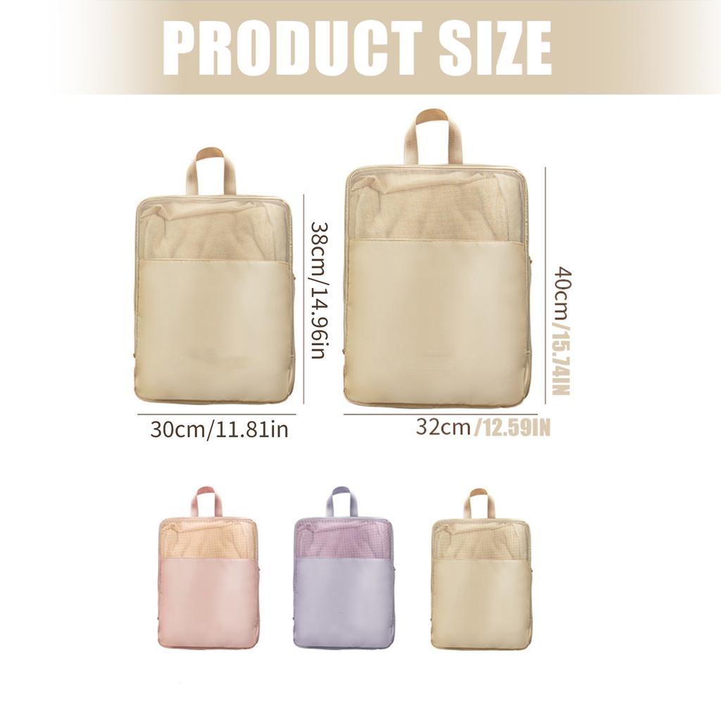 Vacuum Storage Bags for Clothes Bedding Space Saving Designs Sturdy Reusable Sateen Fabric Travel Home Organizing
